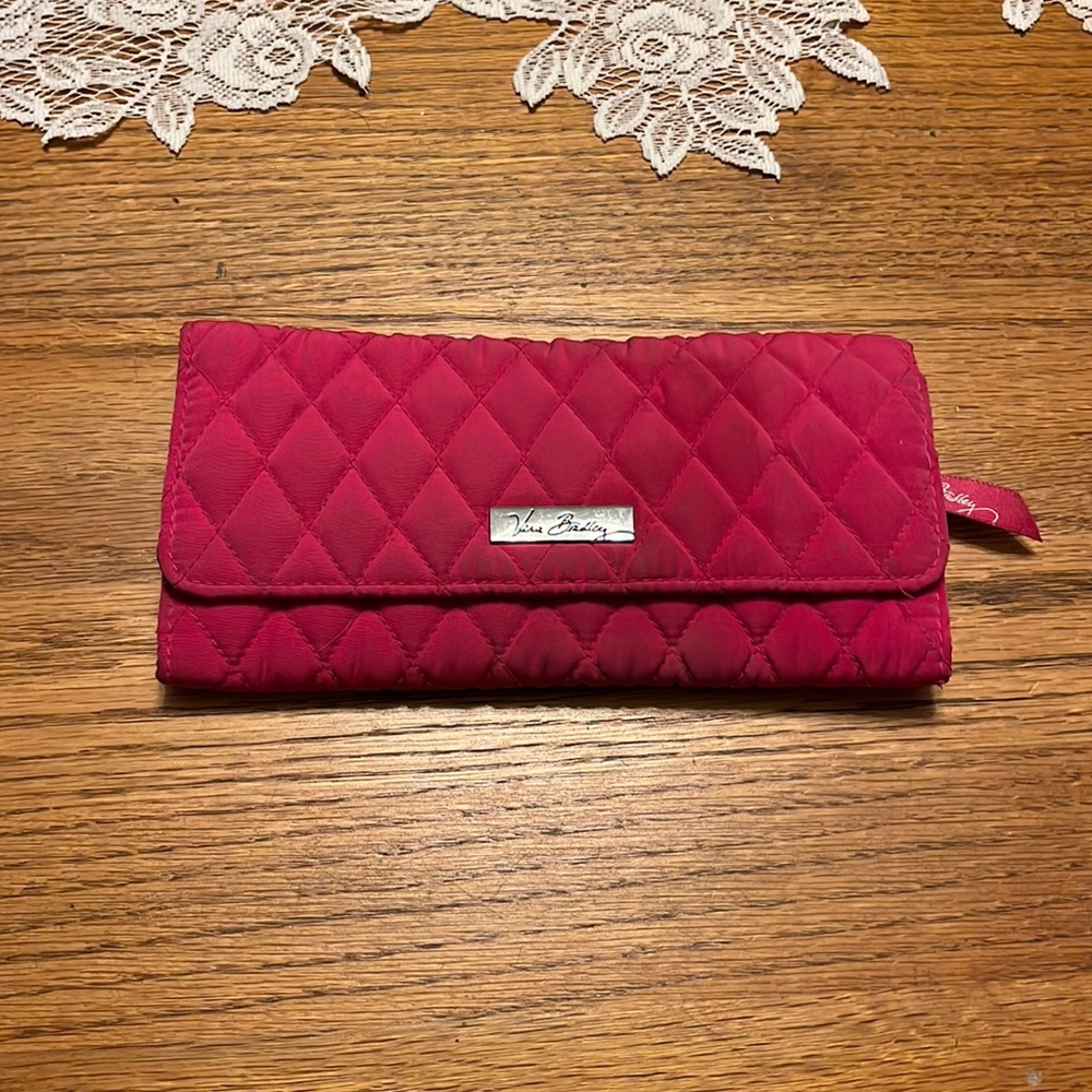 Vera Bradley Pink trifold wallet